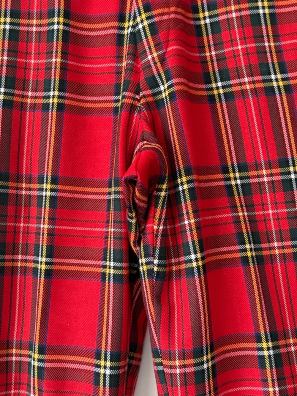 Murray Golf Vintage Broadsword Red Royal Stewart Tartan Plaid Golf Pants Size 32 - Picture 15 of 16